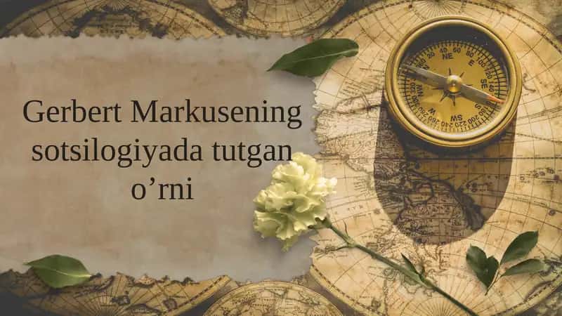 Gerbert Markusening sotsiologiyada tutgan oʻrni 1