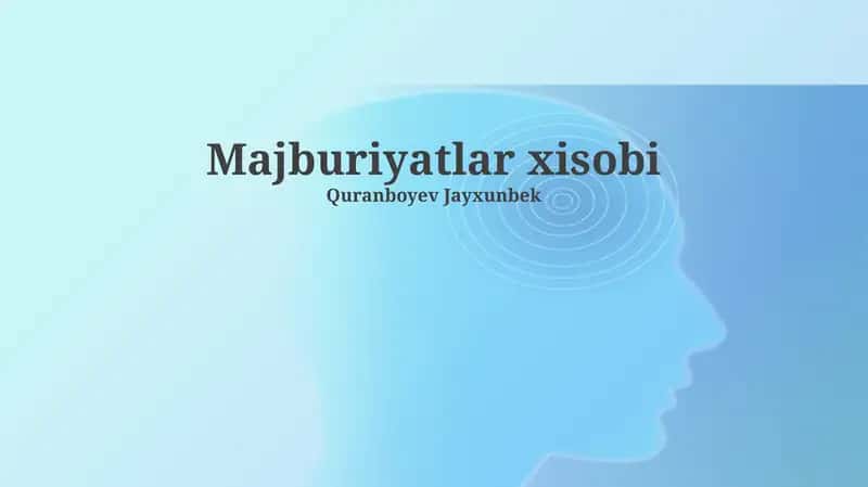 Hisob-kitoblar (Accounts Payable) 1