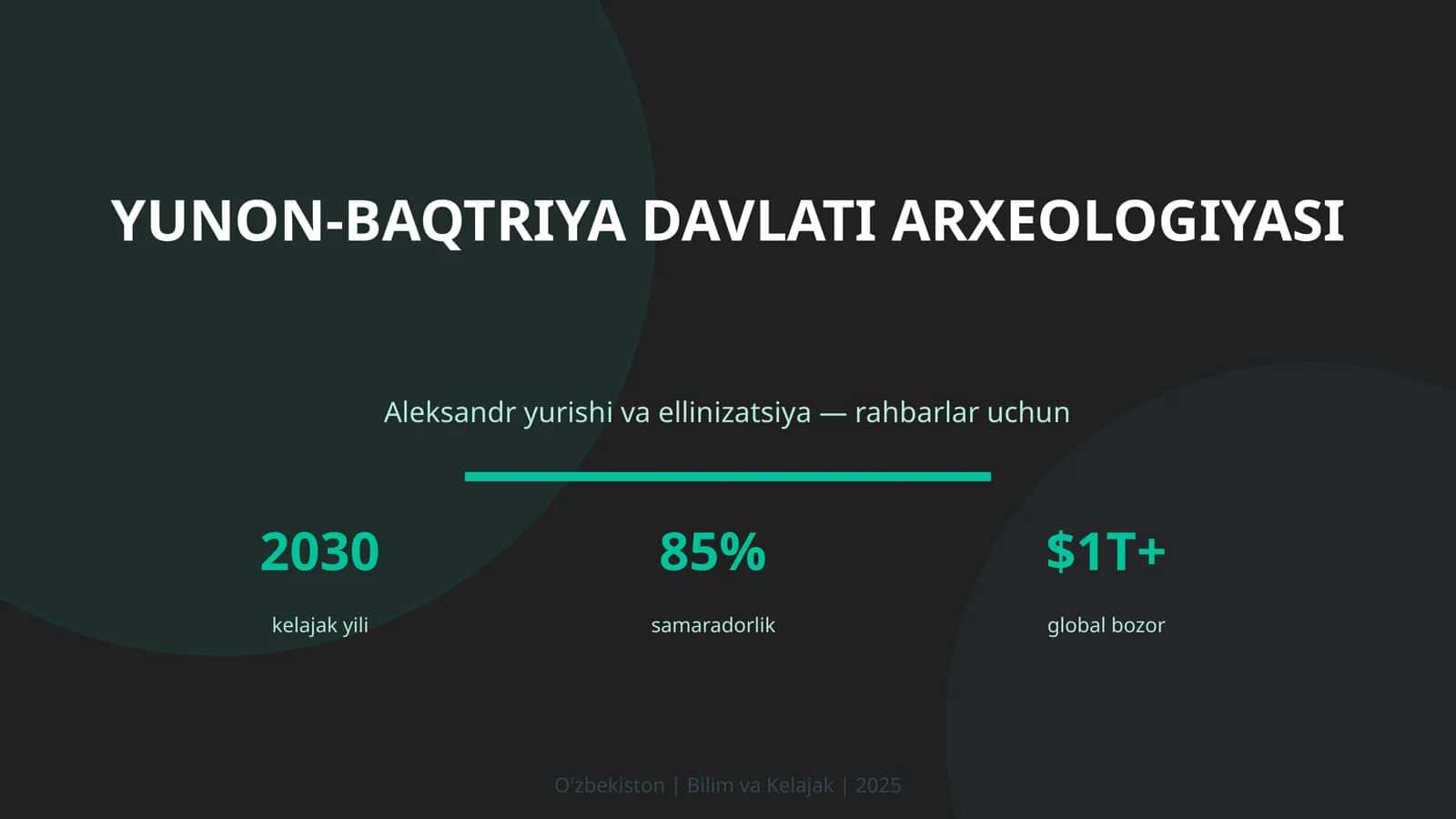 Yunon-Baqtriya davlati arxeologiyasi 1
