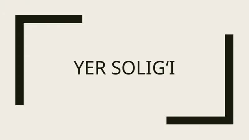 Yersoligʻi 1