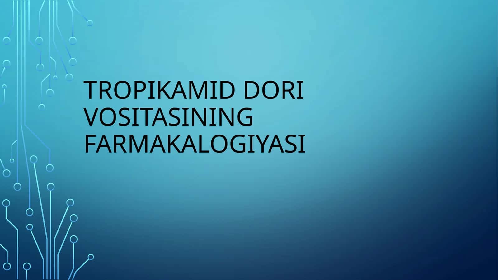 Tropikamid dori vositasi 1