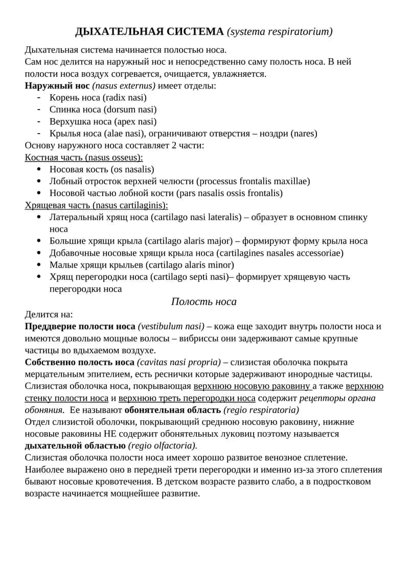 ДЫХАТЕЛЬНАЯ СИСТЕМА 1