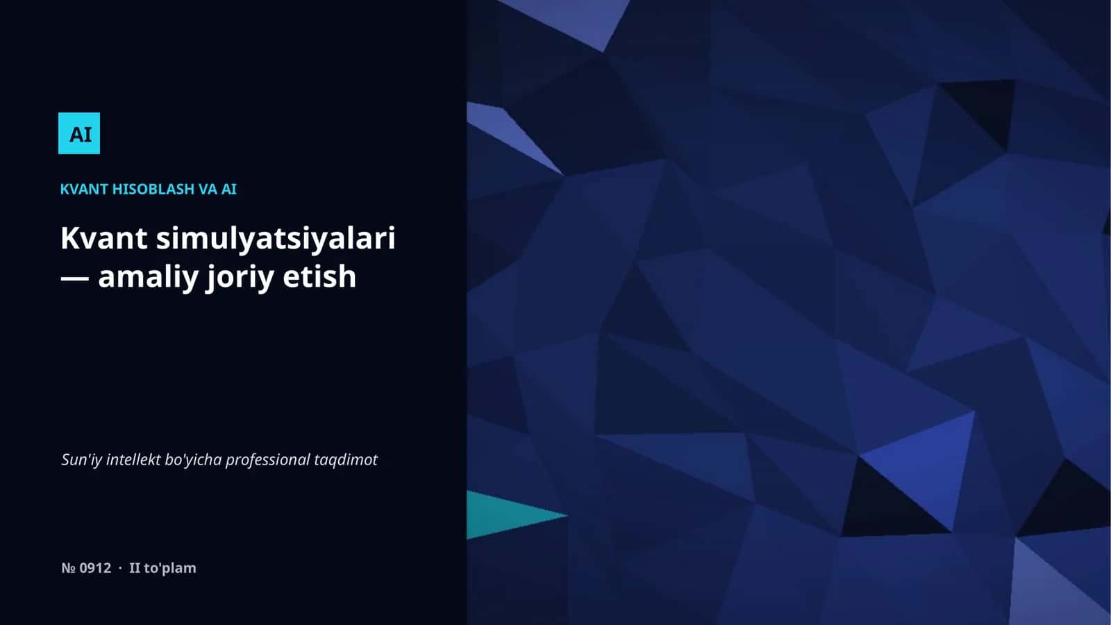 KVANT HISOBLASH VA AI 1