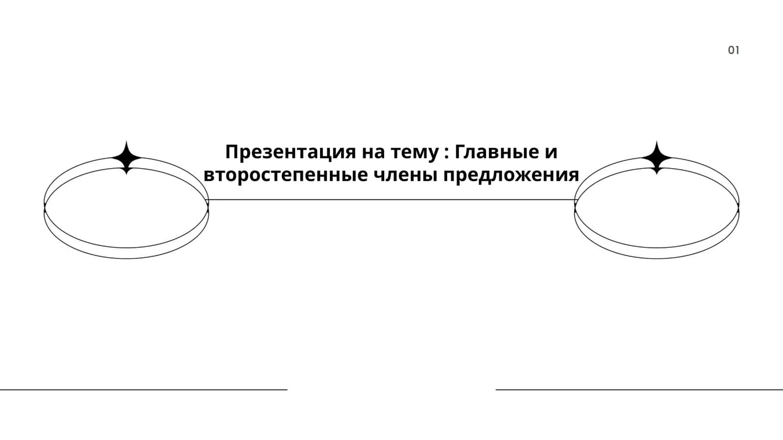 Презентация на тему: Главные и второстепенные члены предложения 1