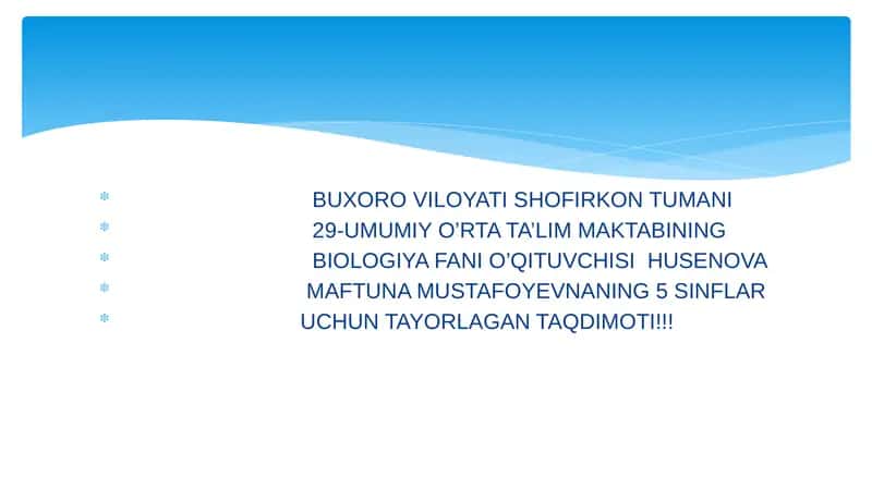 Dorivor o’simliklar 1
