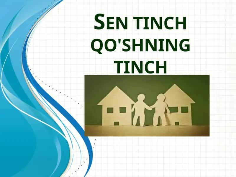Tinchlik 1