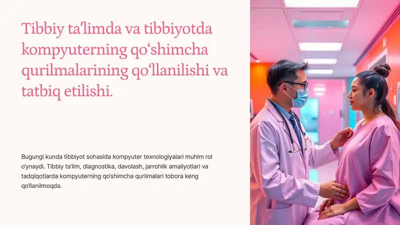 Kompyuter texnologiyalarining tibbiyotdagi roli 1
