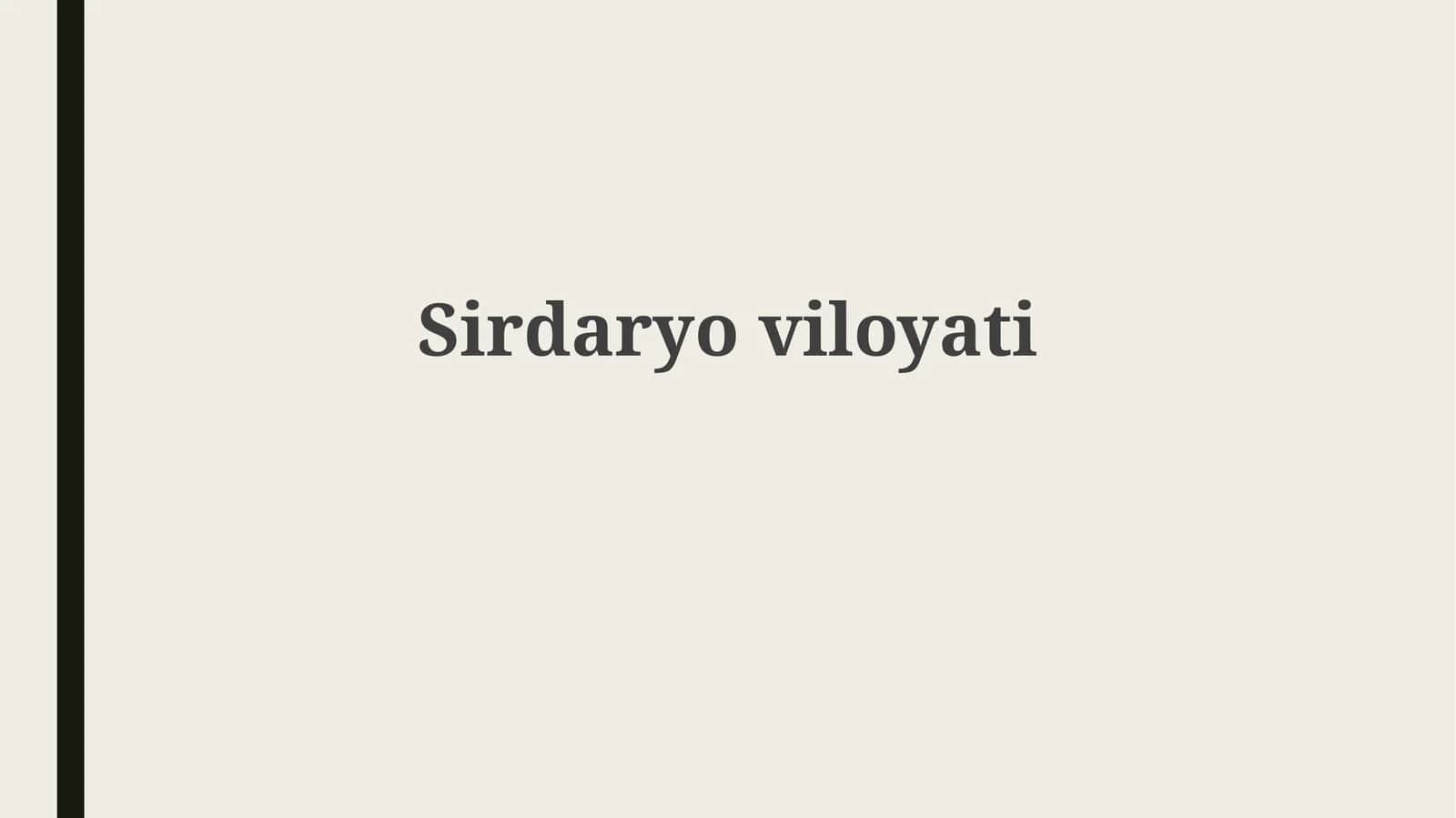 Sirdaryoviloyati 1