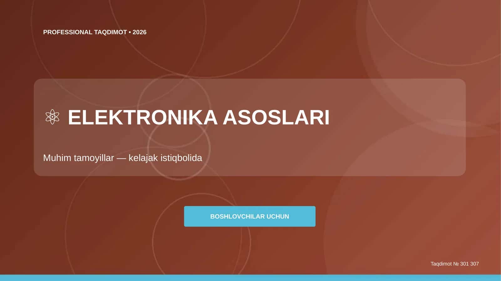ELEKTRONIKA ASOSLARI 1