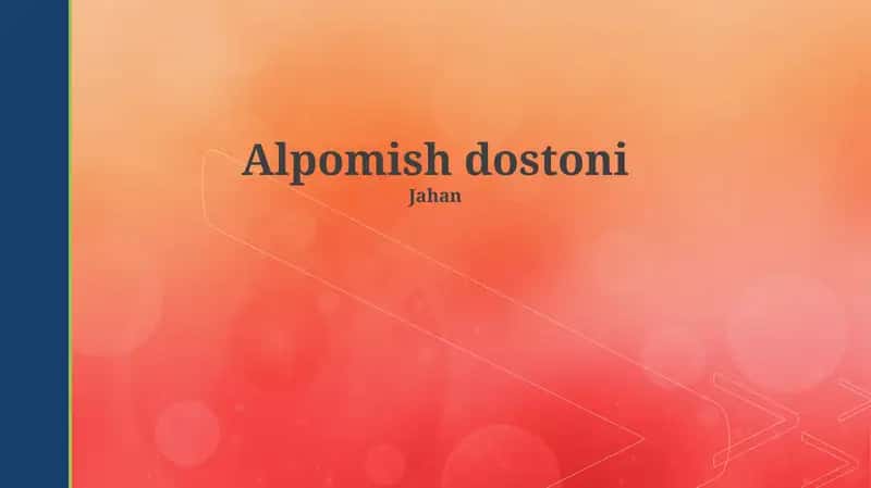 Alpomish dostoni 1
