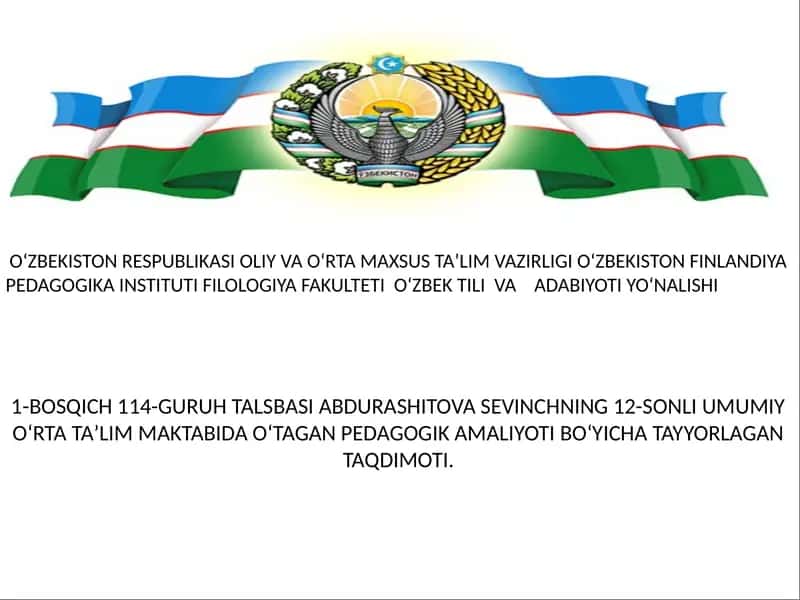 Pedagogika Taqdimoti 1