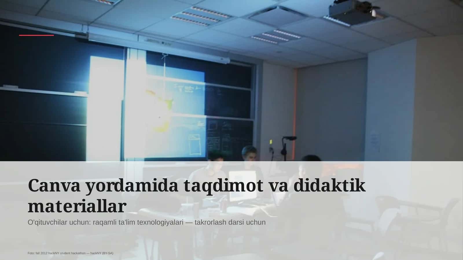Canva yordamida taqdimot va didaktik materiallar 1