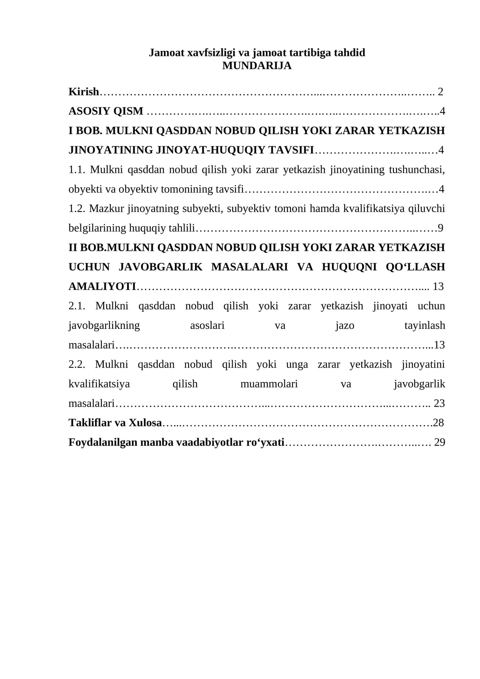 Jamoat xavfsizligi va jamoat tartibiga tahdid 1