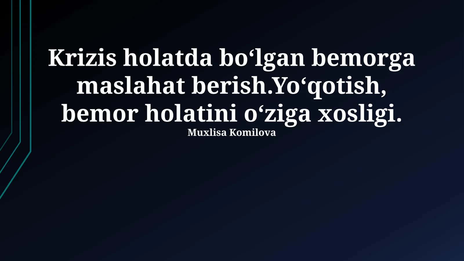 Progressni kuzatish va baholash 1