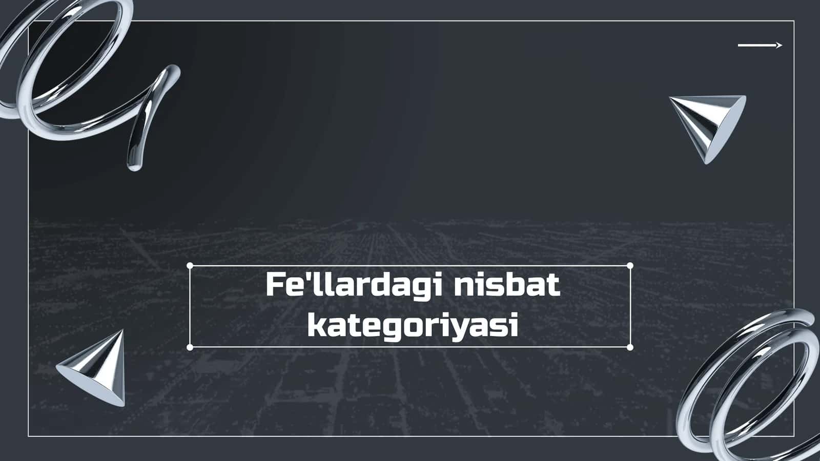 Nisbat Kategoriyasi 1