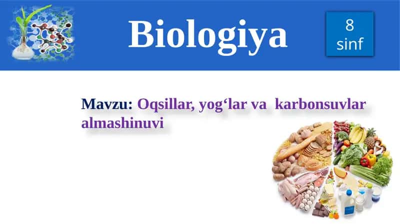 Biologiya 8-sinf 1
