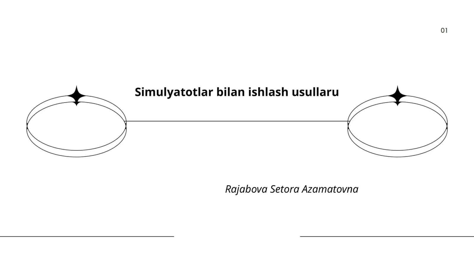 Simulyatotlar bilan ishlash usullaru 1