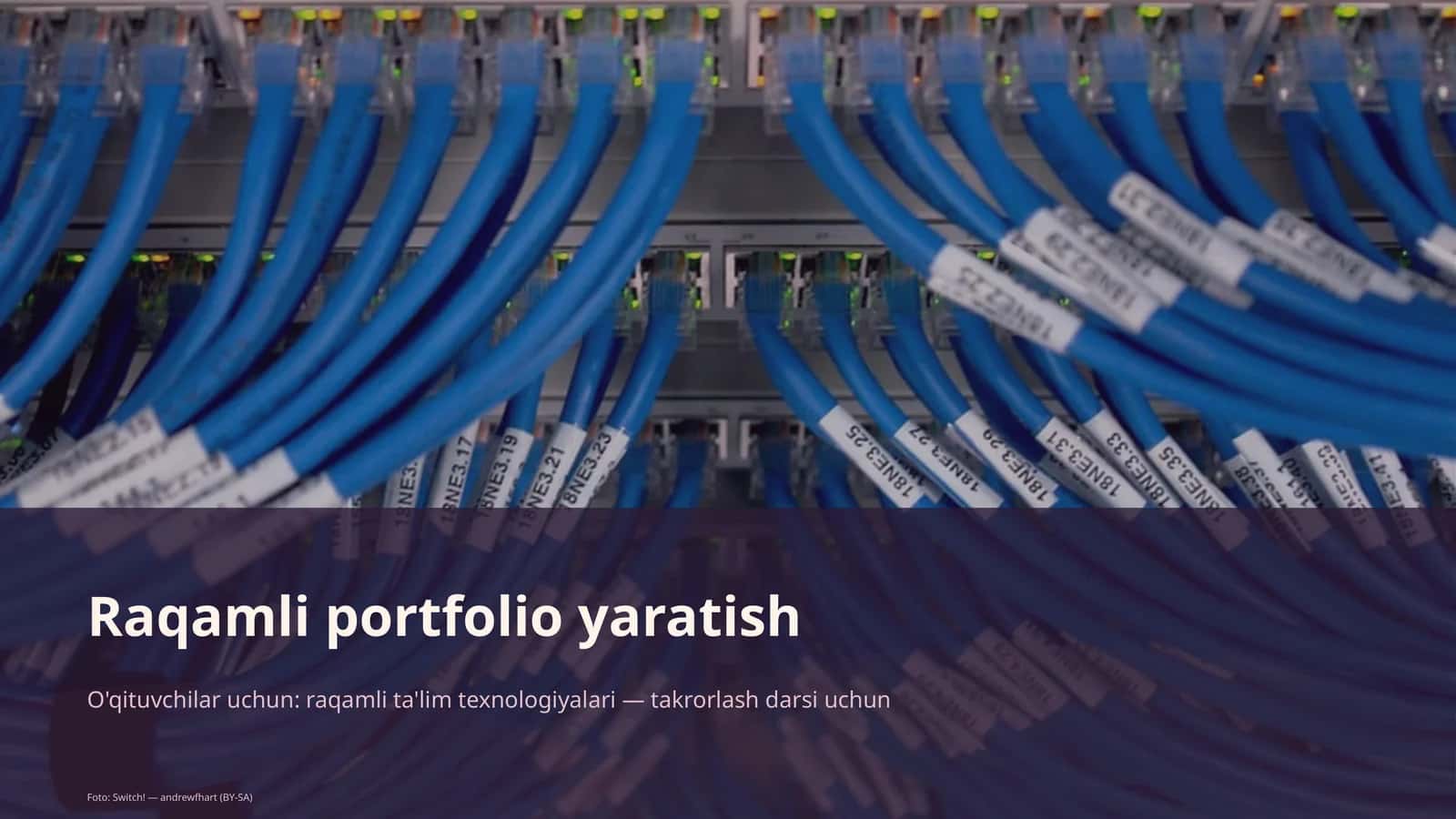 Raqamli portfolio yaratish 1