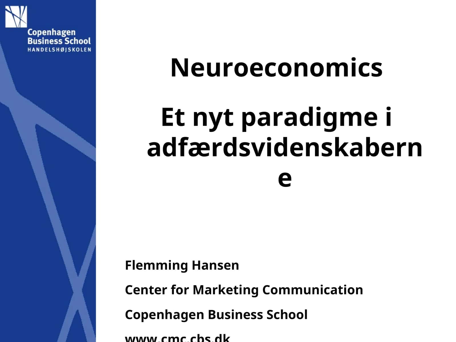 Neuroeconomics 1