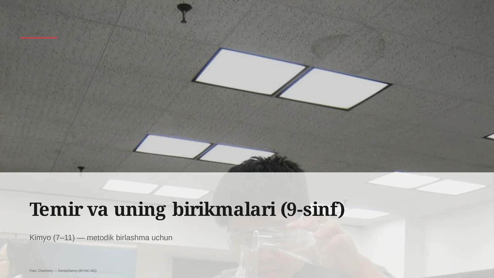 Kimyo (7–11) — metodik birlashma uchun 1