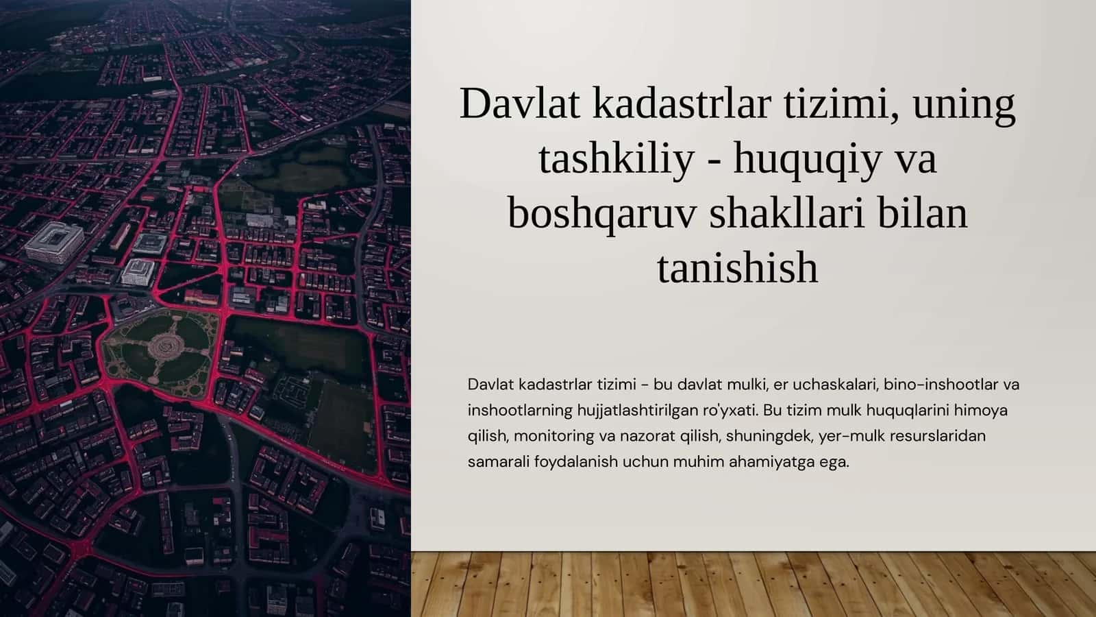 Davlat Kadastrlar Tizimi 1