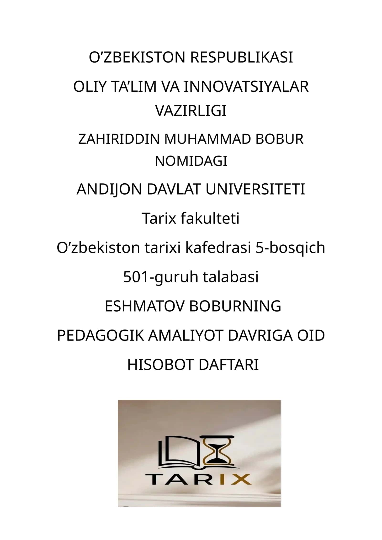 PEDAGOGIK AMALIYOT DAVRIGA OID 1