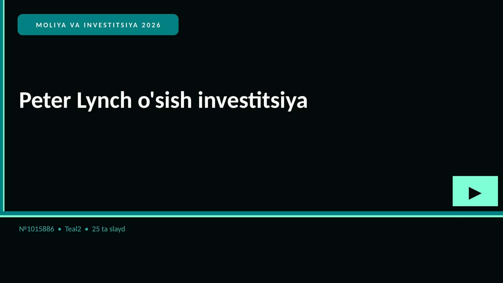 MOLIYA VA INVESTITSIYA 2026 1