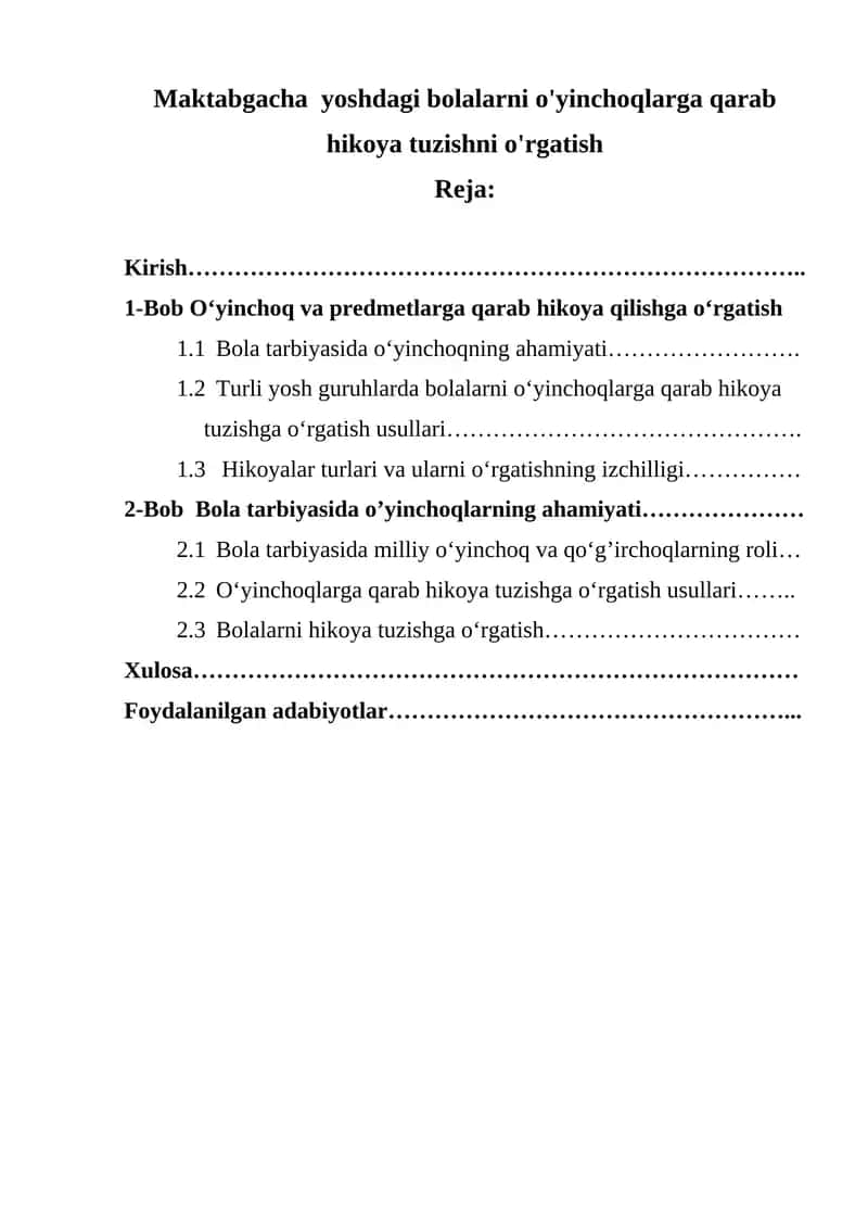 Barkamol shaxsni tarbiyalash 1