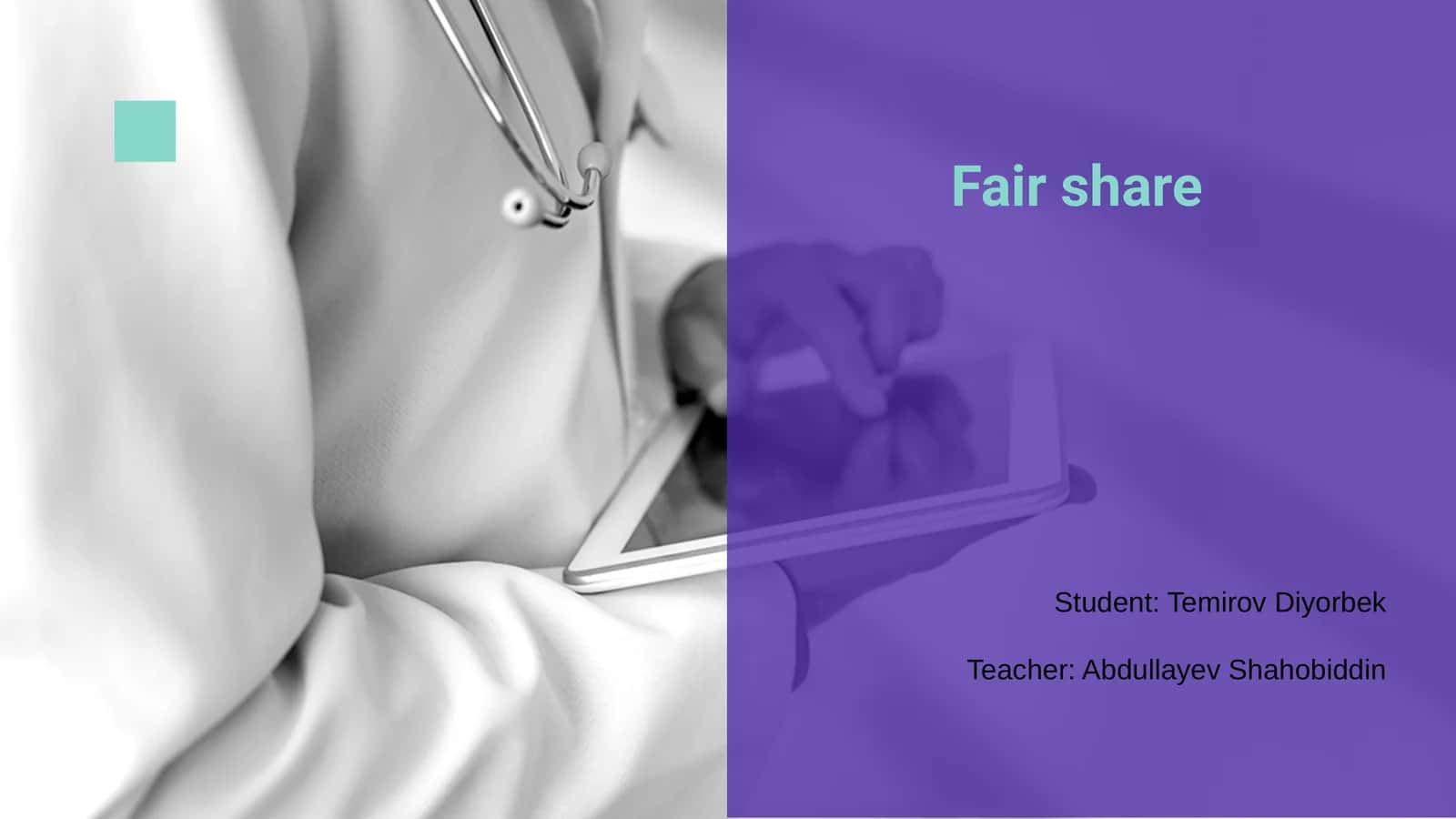 Fair Share 1