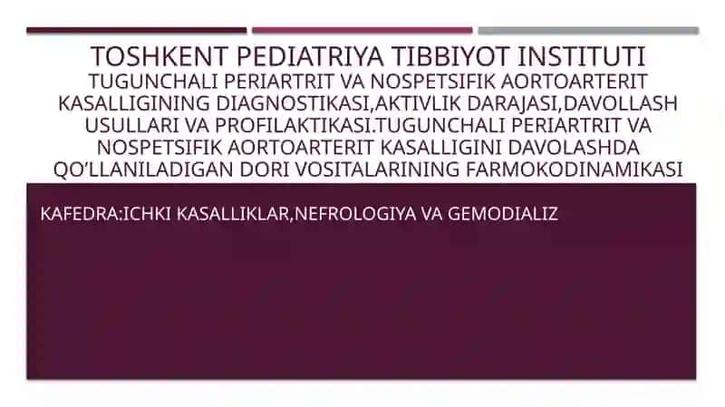 Tugunchali periartrit