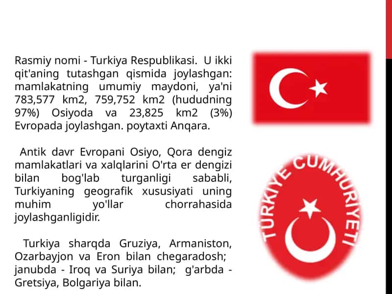 Turkiya Respublikasi 1