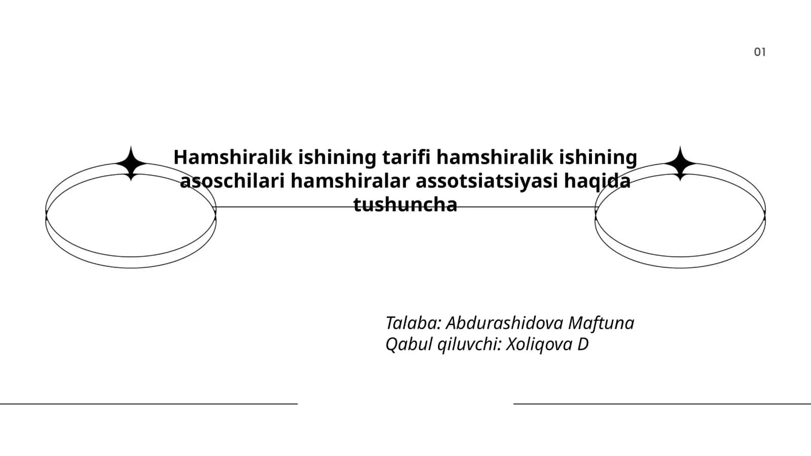 Hamshiralik ishining asoschilari 1