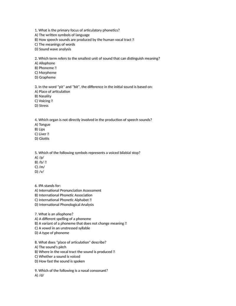 Phonetics Basics 1