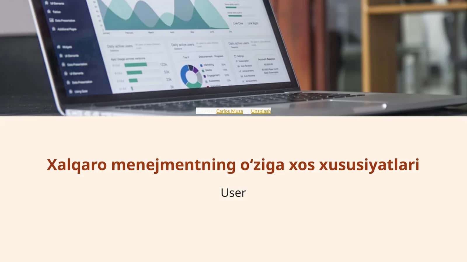 Xalqaro menejmentning o‘ziga xos xususiyatlari 1