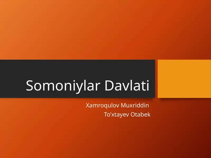 Somoniylar 1