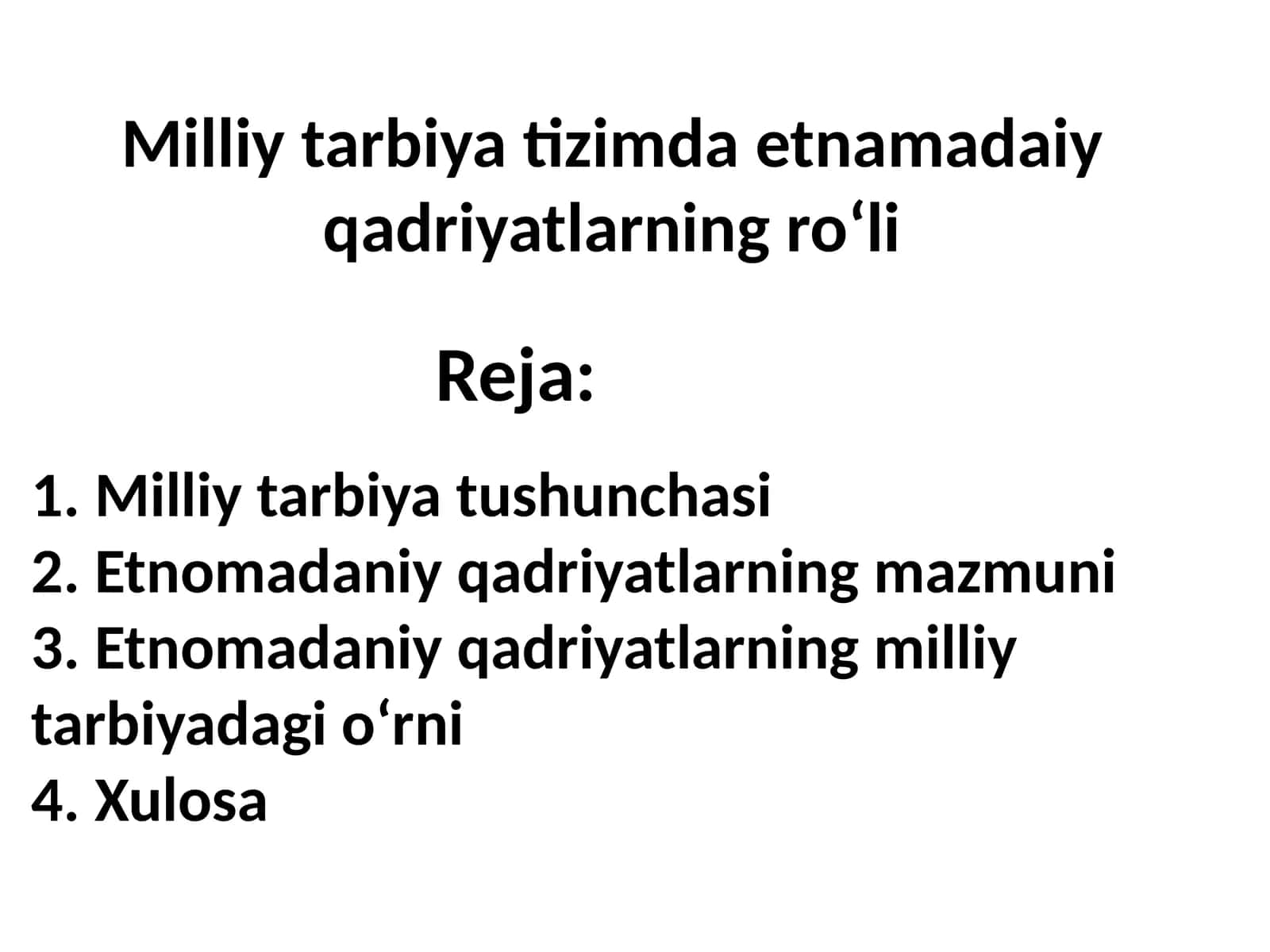 Milliy tarbiya tizimda etnamadaiy qadriyatlarning roʻli 1