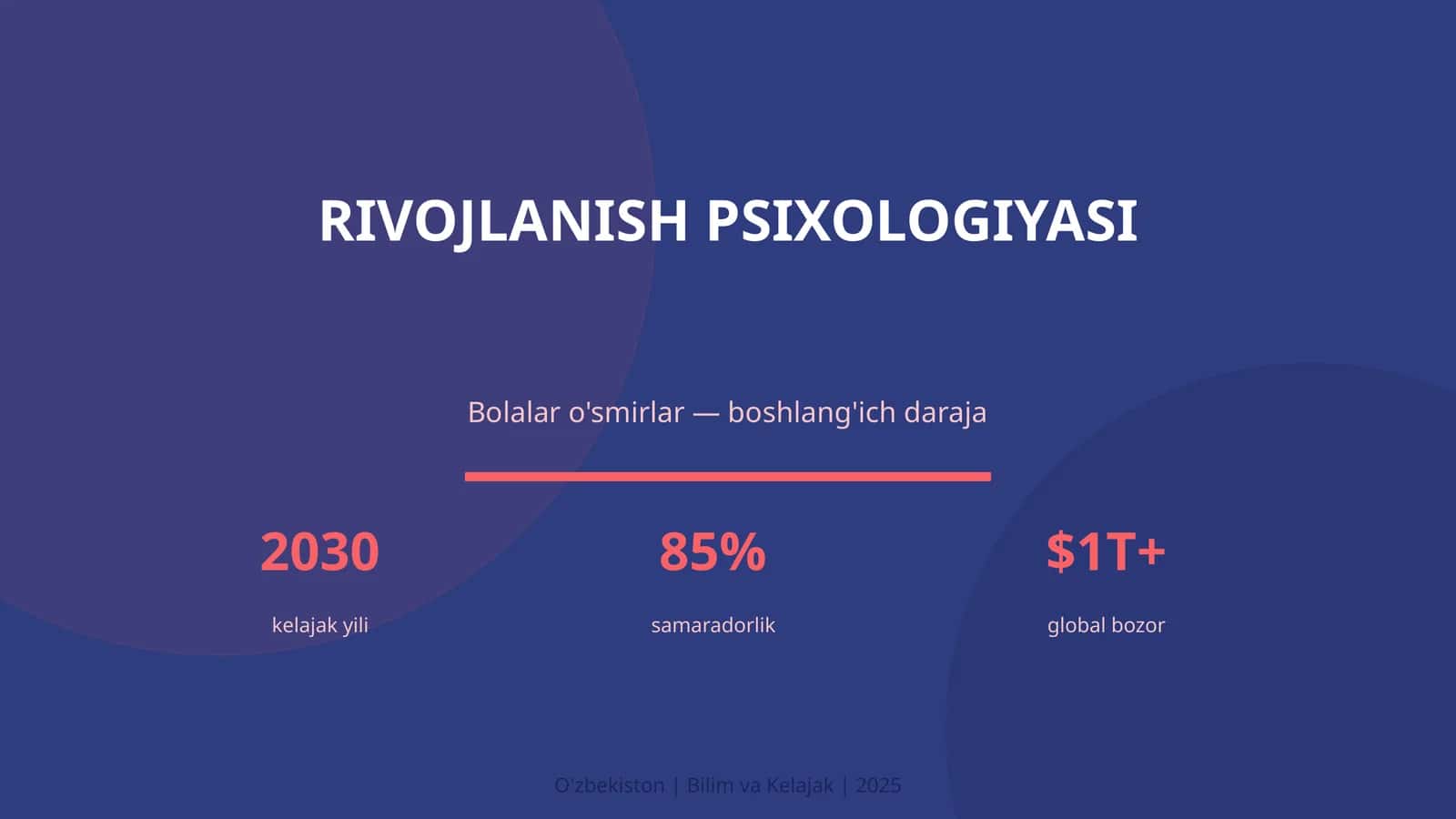 RIVOJLANISH PSIXOLOGIYASI 1