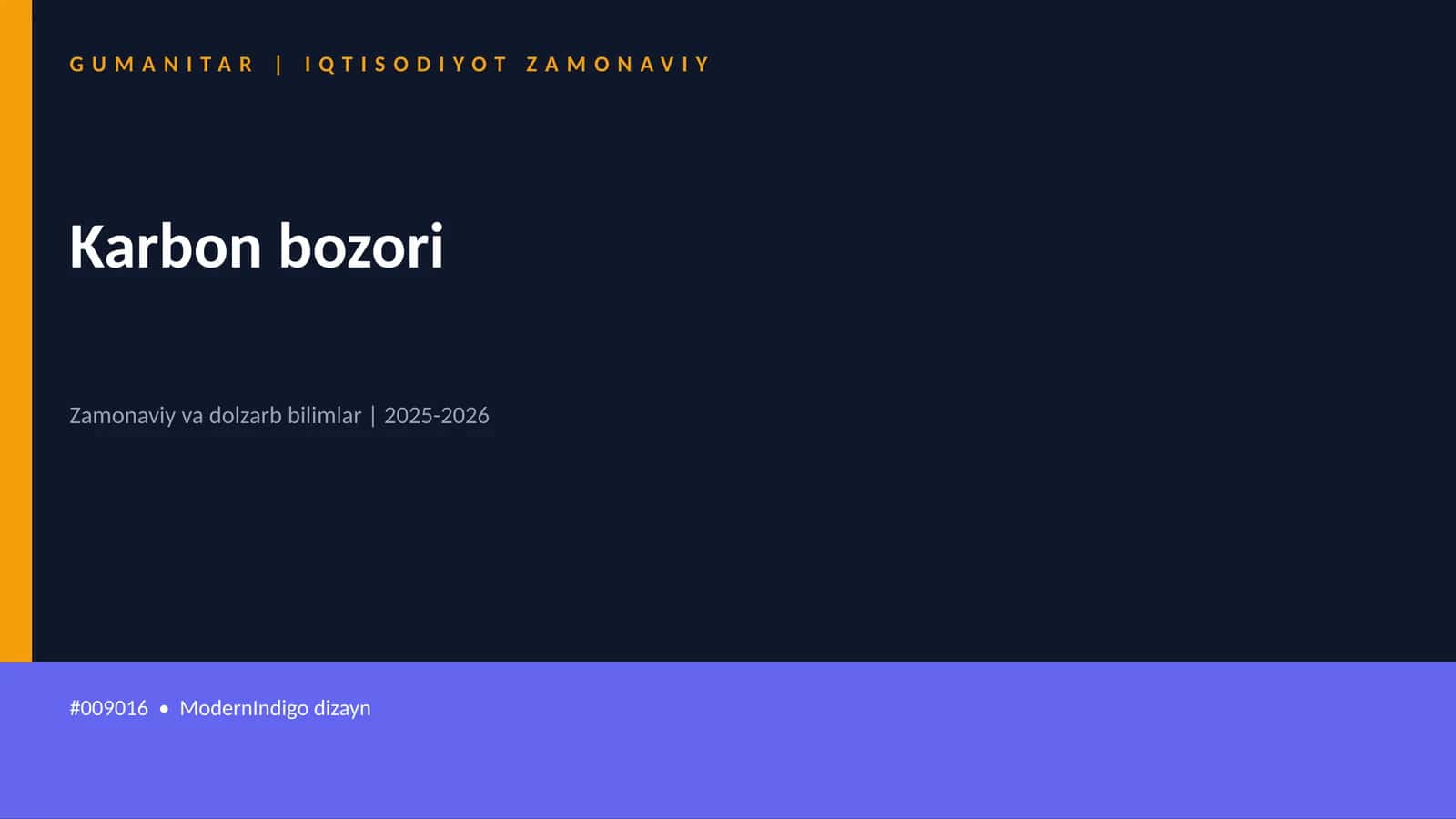 Karbon bozori 1
