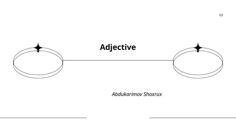 Adjective 1