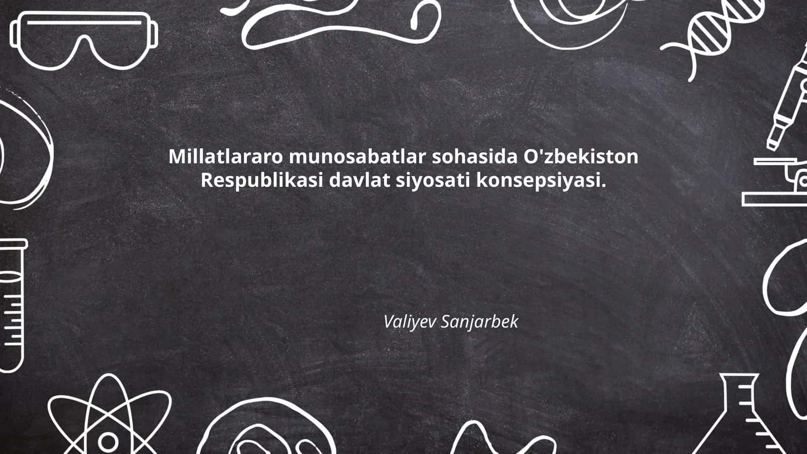 Konsepsiya maqsadi va vazifalari 1