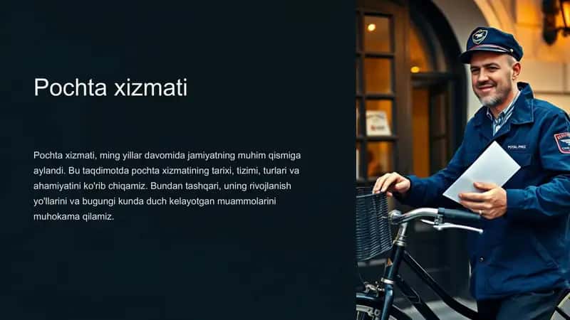 Pochta xizmati 1