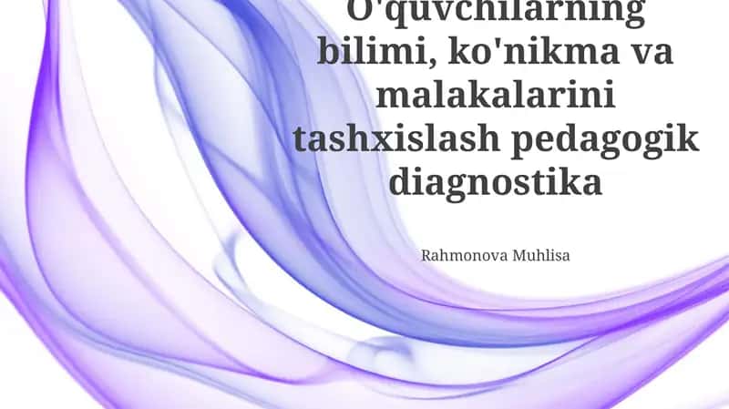 Pedagogik diagnostika 1