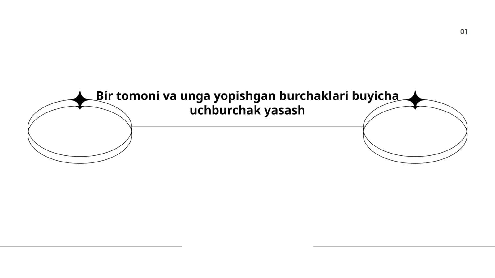 Uchburchak Yasash Qoidalari 1