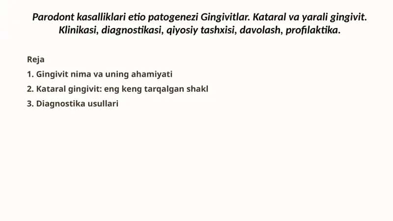 Gingivitlar 1
