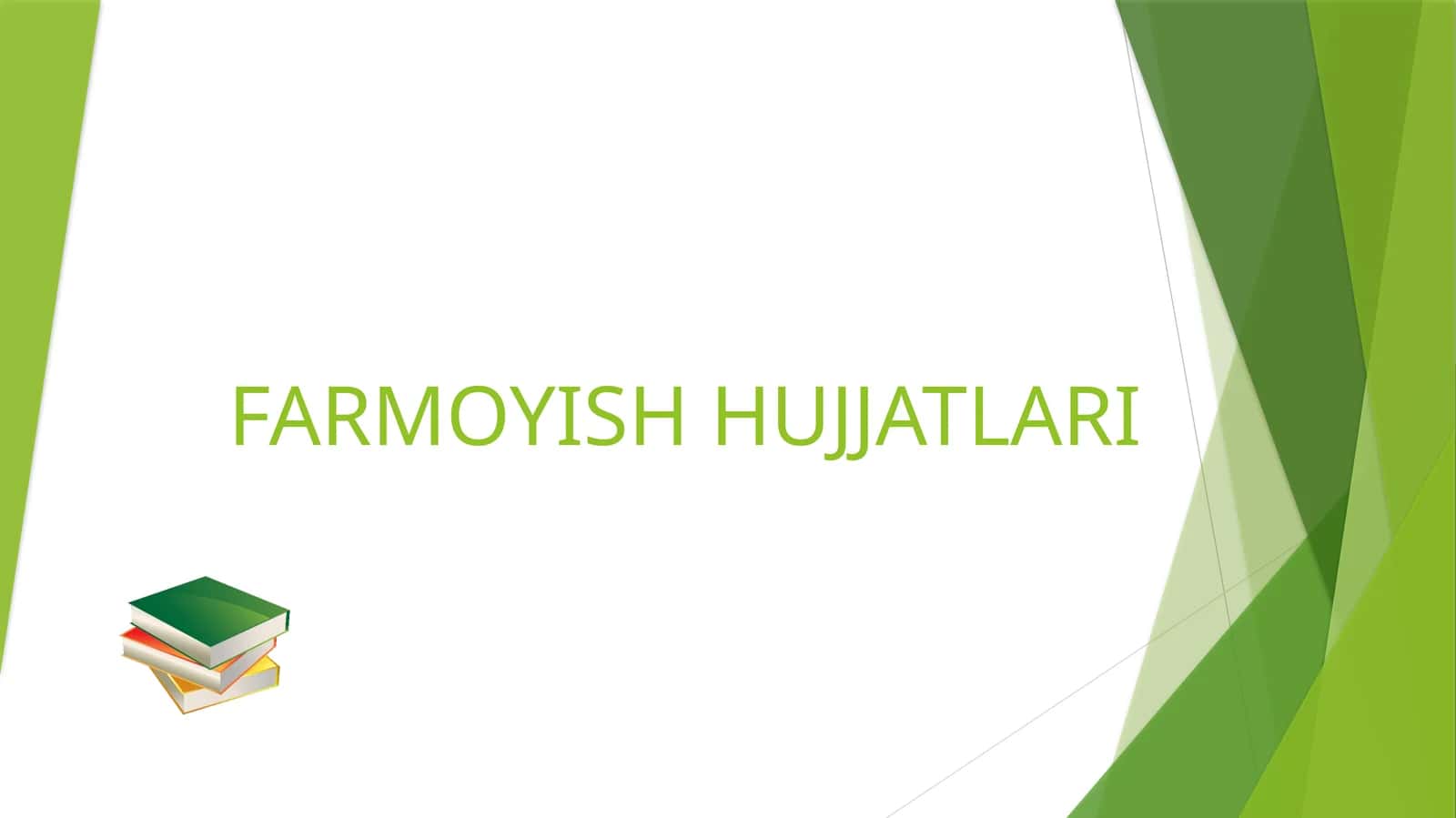 Farmoyish hujjatlari 1