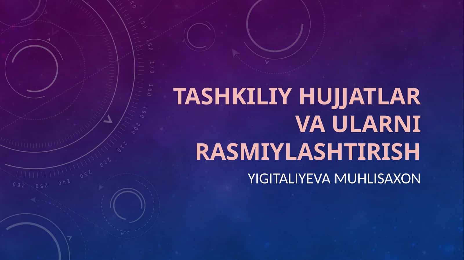 TASHKILIY HUJJATLAR 1