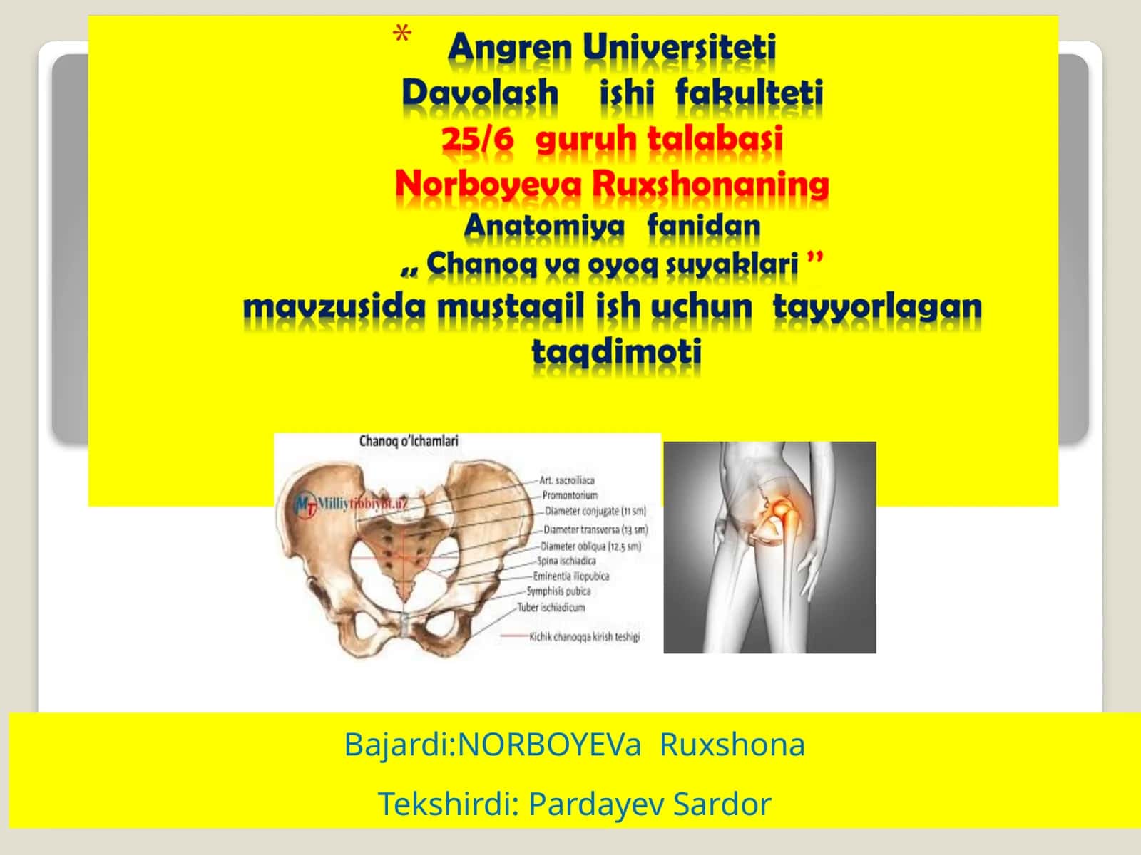 Bajardi: NORBOYEVaRuxshona 1