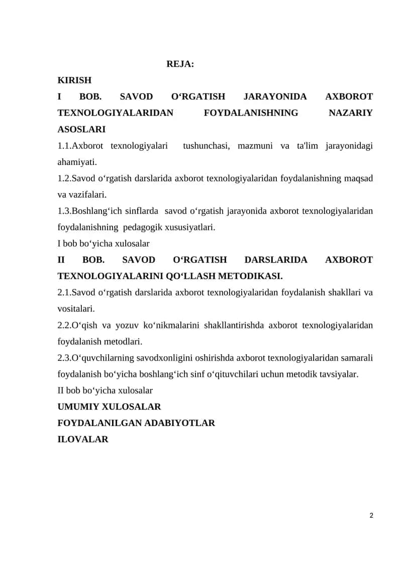 Savod Oʻrgatish jarayonida Axborot Texnologiyalaridan foydalanishning nazariy asoslari 1