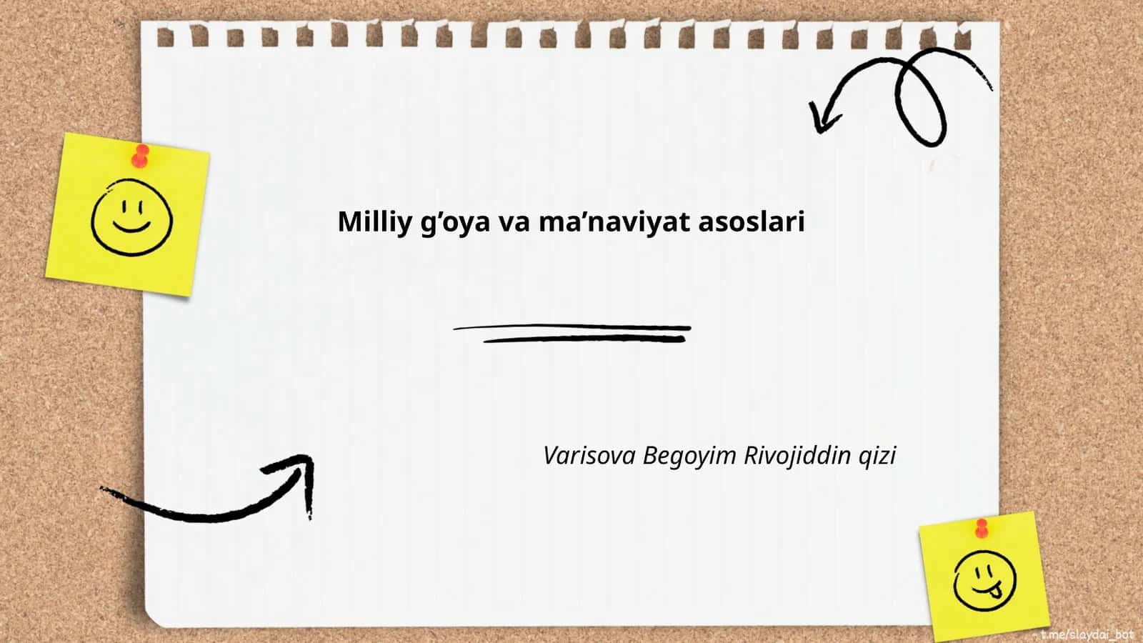 Milliy g’oya va ma’naviyat asoslari 1