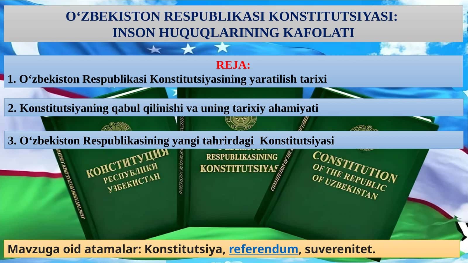 O‘zbekiston Respublikasi Konstitutsiyasi 1
